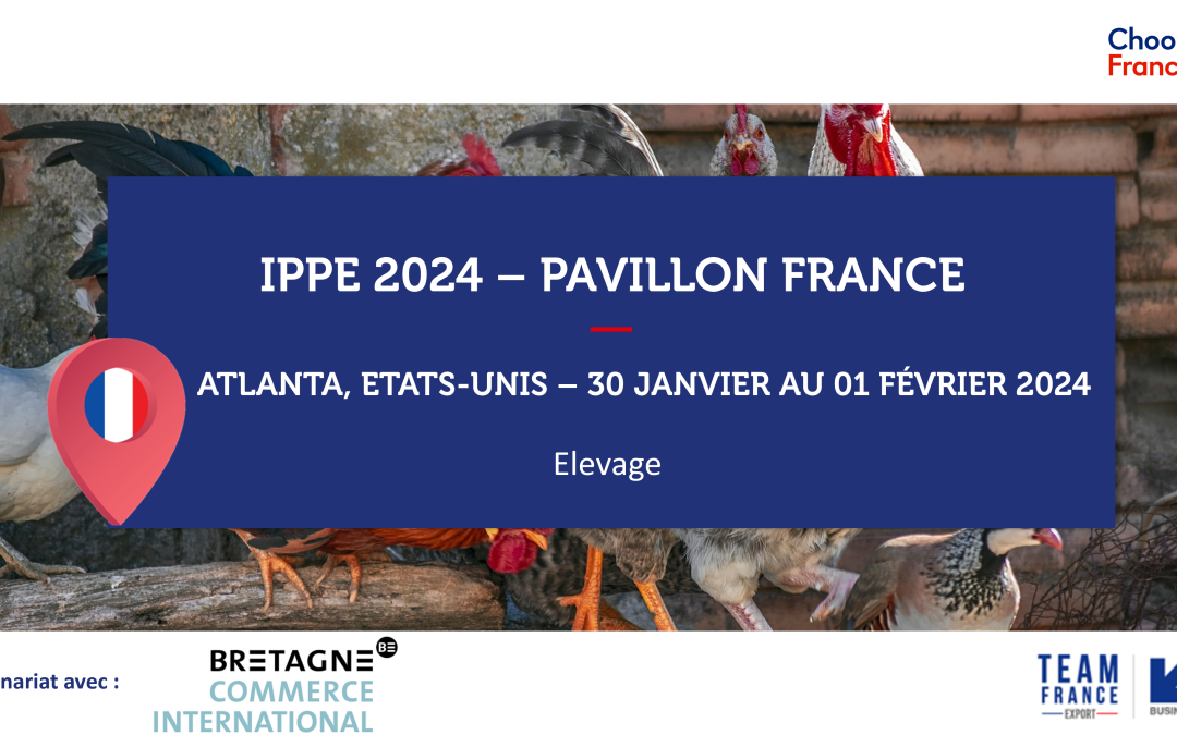 ETATS-UNIS – IPPE EXPO 2024-Pavillon France Elevage