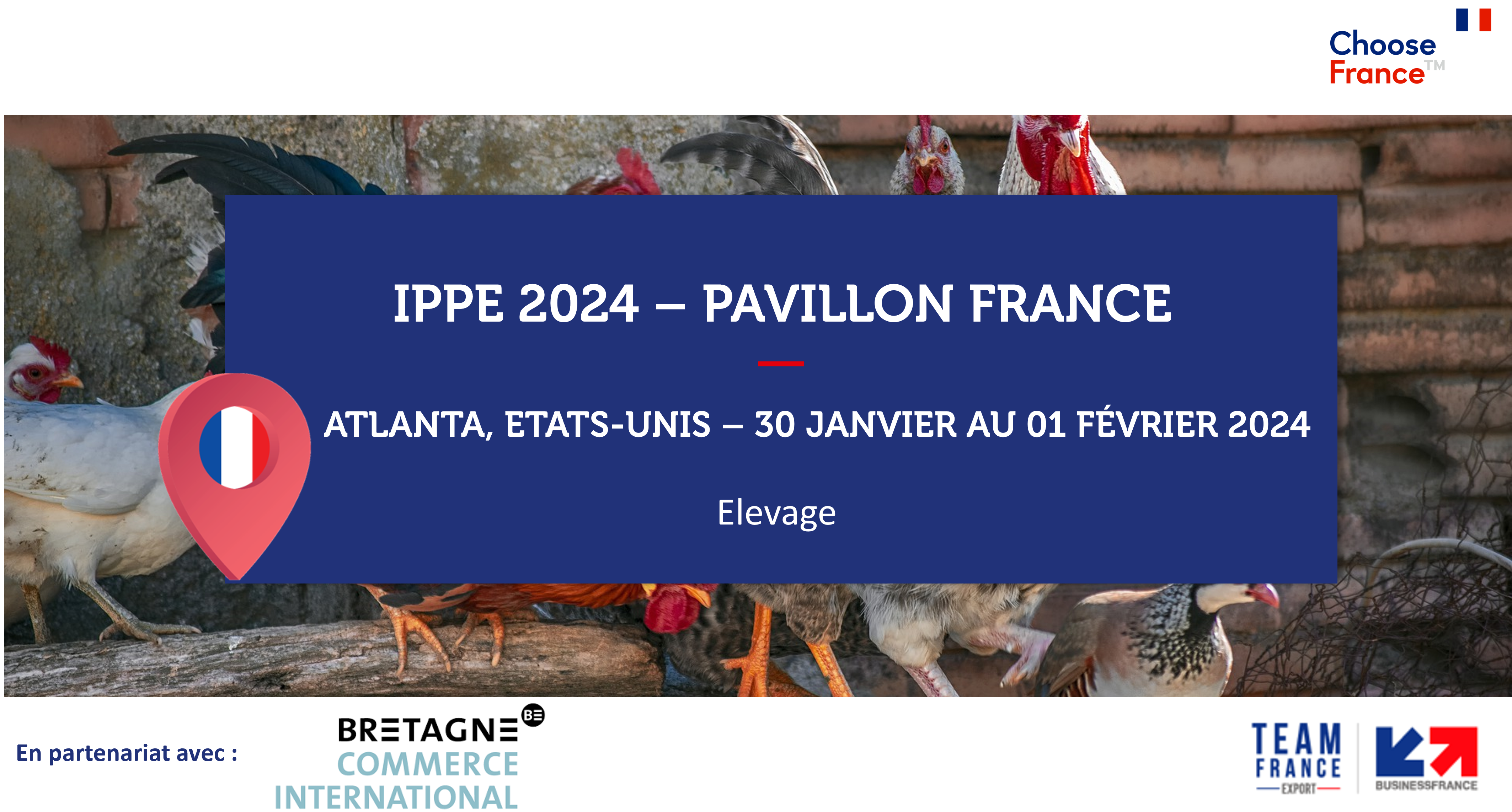 ETATS-UNIS - IPPE EXPO 2024-Pavillon France Elevage - Equipements